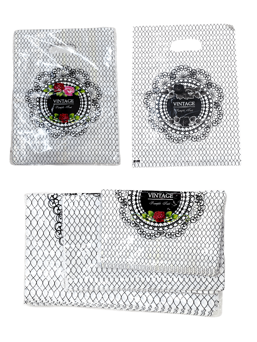 Sacs plastiques motif 3 tailles au choix (x50) | Grossiste-pro