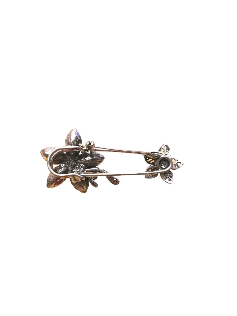 Broche fleur (x12)