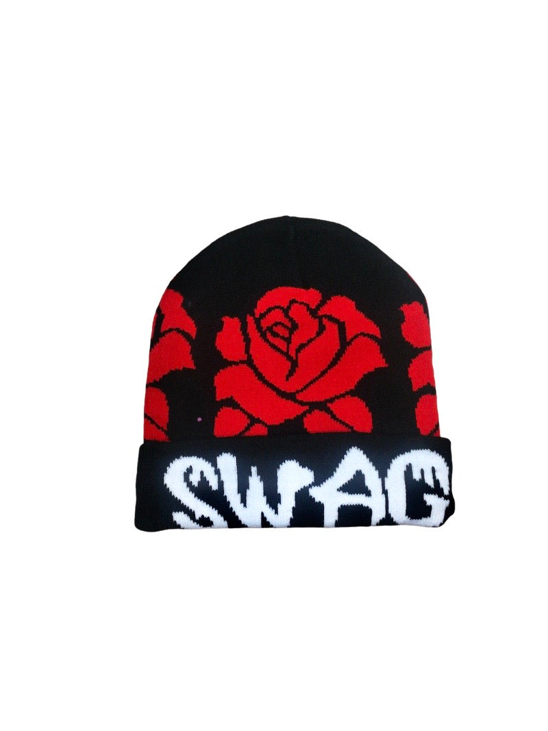 Bonnet motif rose Swag  (x12)