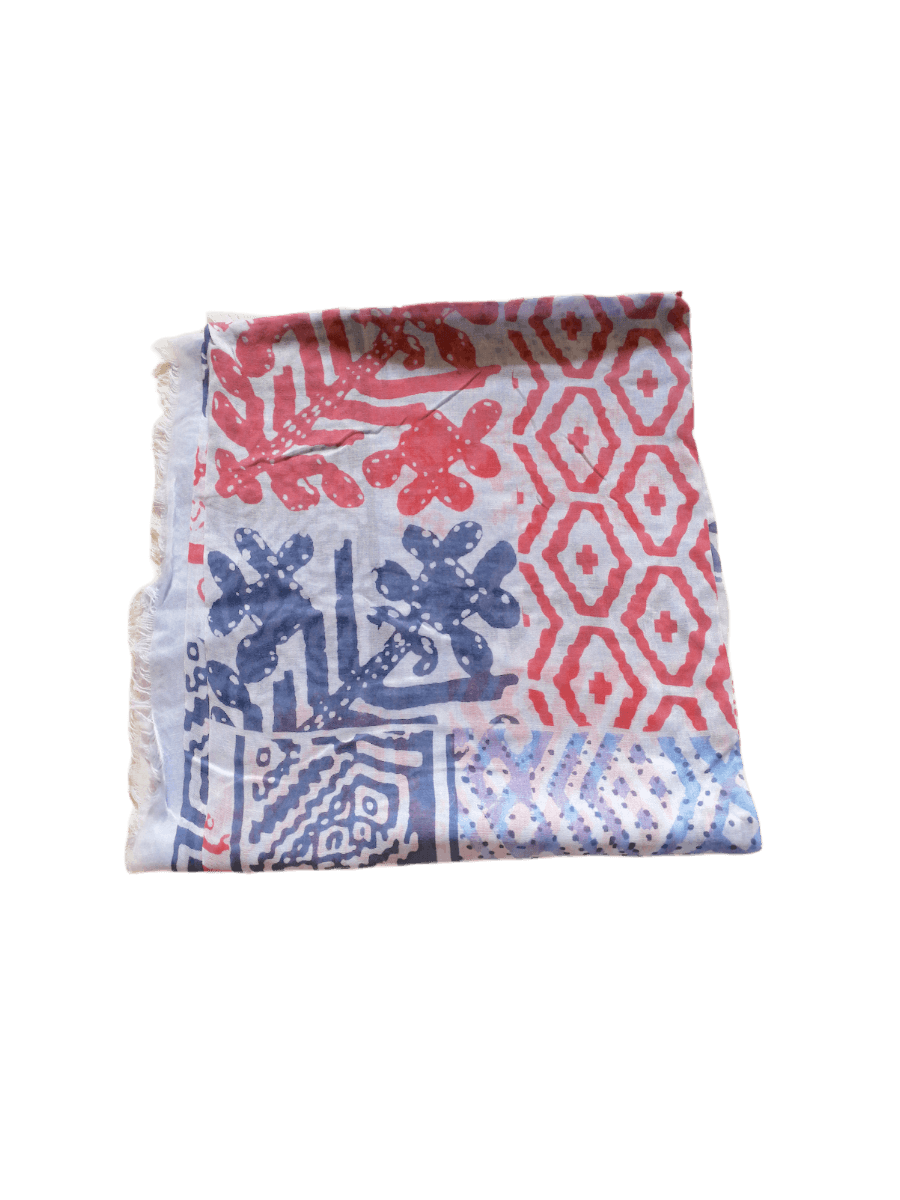 Foulards motif dessin aztèque  (x6)   3,90€/unité | Grossiste-pro