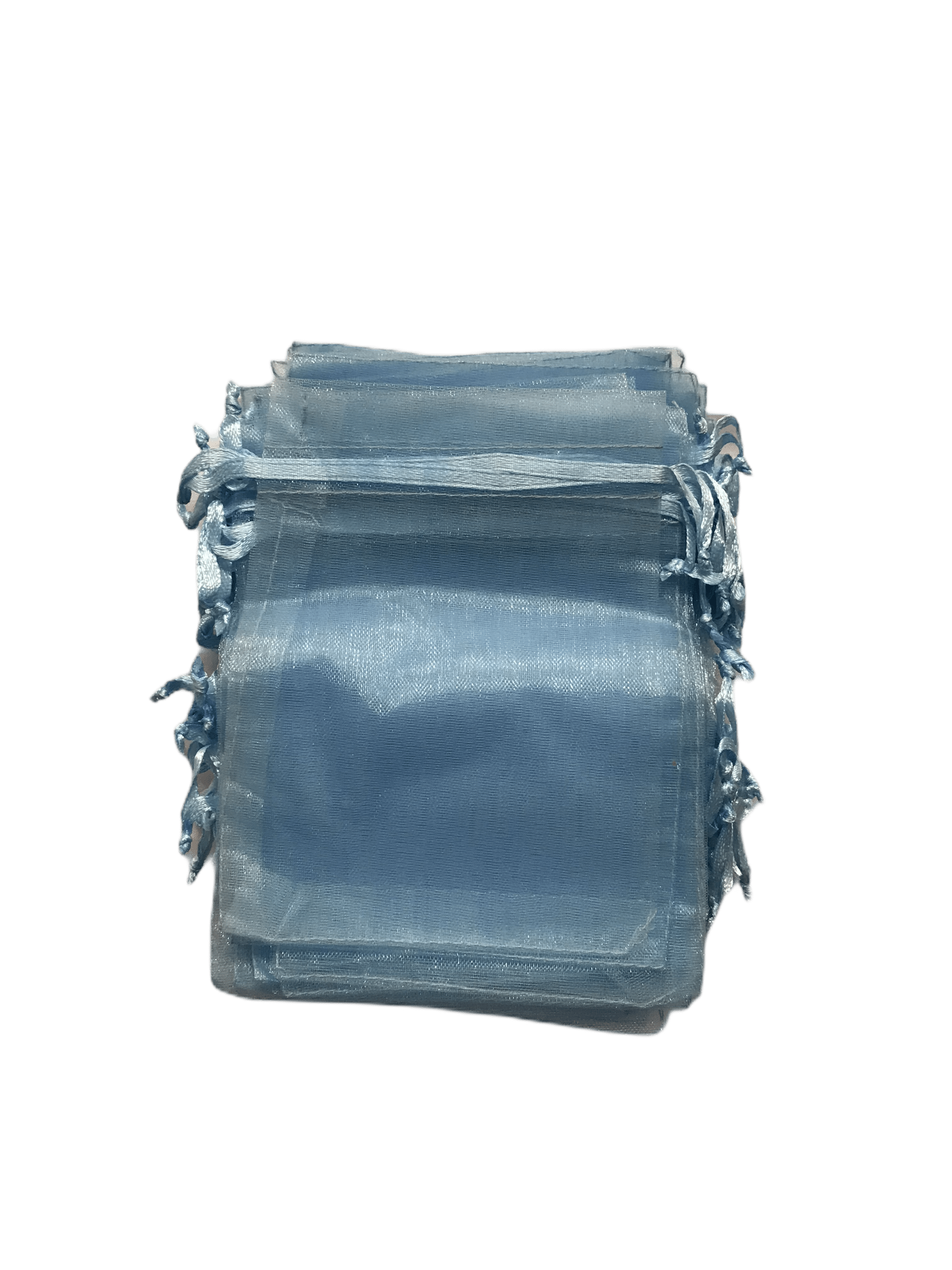 Sacs organza bleu (x50) | Grossiste-pro