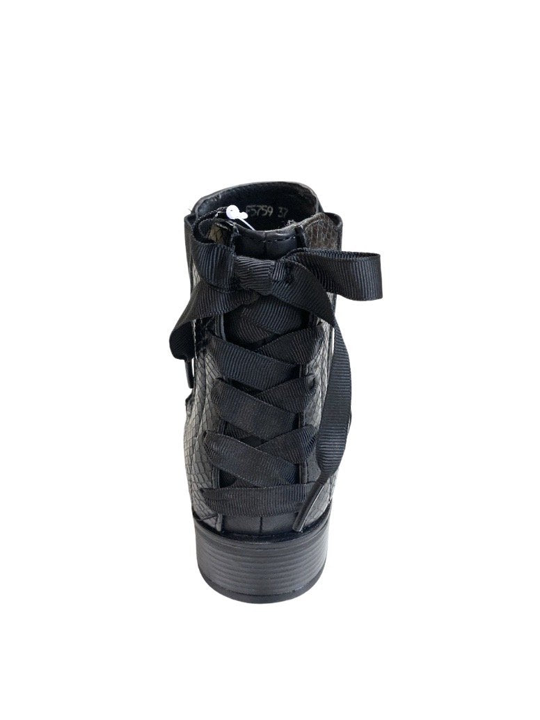 Bottines effet python boots ARIANA (x12)  17,50€/paire | Grossiste-pro